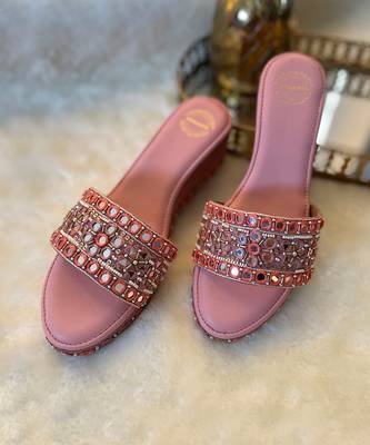 Pink Mirror Wedges 3