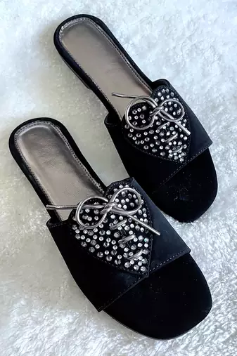 Diamond Heart Flats