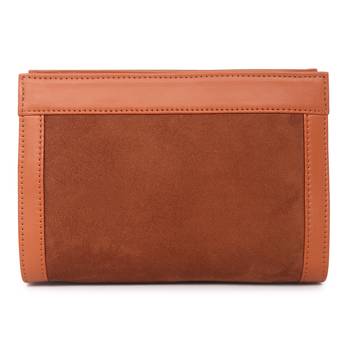 Tan Embroidered Floral Mini Shoulder Bag 2