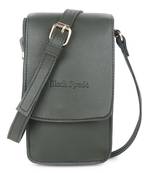 Dark Green Solid Sling Bag