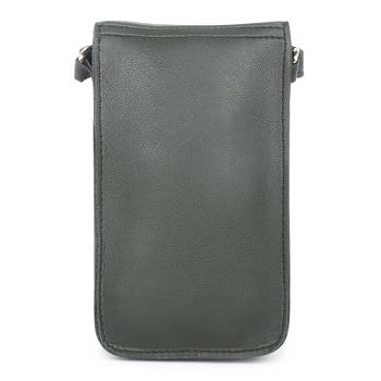 Dark Green Solid Sling Bag 2