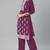 Multicolor embroidered organza salwar