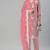 Pink embroidered georgette salwar
