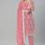 Pink embroidered georgette salwar