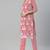 Pink embroidered georgette salwar