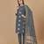 Grey woven cotton salwar