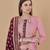 Pink woven cotton salwar