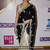 Divyanka Tripathi Black  and  White embroidered Georgette saree with blouse