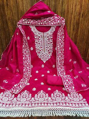 Multicolor embroidered cotton salwar 3