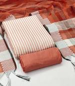 Multicolor woven cotton salwar