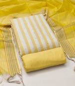 Multicolor woven cotton salwar