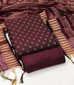Multicolor woven cotton salwar