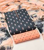 Black woven cotton salwar