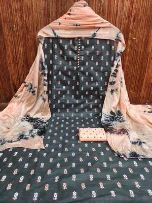 Black woven cotton salwar 3