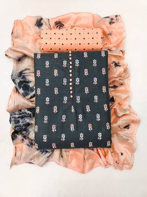 Black woven cotton salwar 5