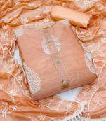 Multicolor embroidered chanderi salwar