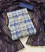 Multicolor embroidered cotton salwar