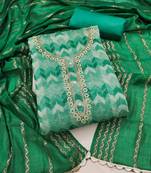 Multicolor embroidered cotton salwar