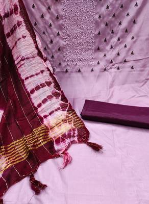 Purple embroidered Art Silk salwar 2
