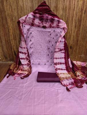 Purple embroidered Art Silk salwar 3