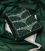 Green embroidered Art Silk salwar