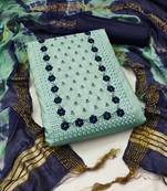 Green embroidered Art Silk salwar