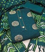 Multicolor woven cotton salwar