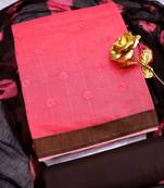 Pink embroidered cotton salwar