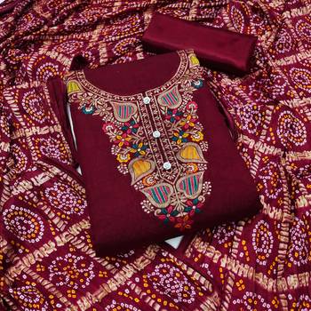 Multicolor woven jacquard salwar 1