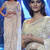 Sonam Kapoor White embroidered NET saree with blouse