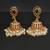 Gold ruby  jhumkas