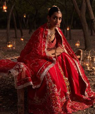 Phulkari Lehenga With Choli 1