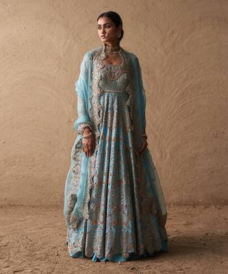Front Open One  Anarkali Lehenga 1