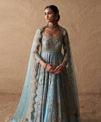 Front Open One  Anarkali Lehenga 2