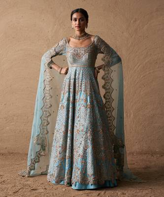 Front Open One  Anarkali Lehenga 3