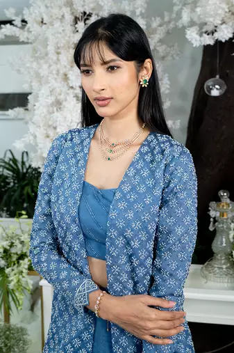 Twilight Blue Jacket Set