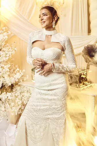 Chantilly White Skirt Set