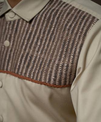 British Taupe Patch Cross Patch Shirt 3