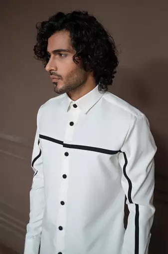 Arctic Blanc Streak Shirt
