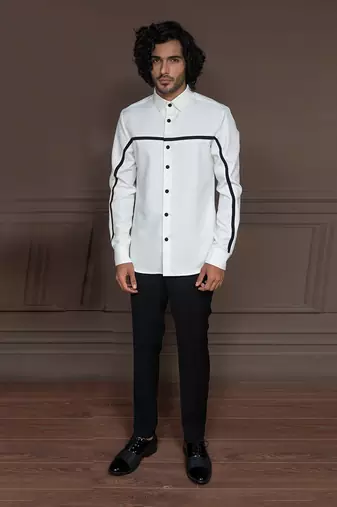 Arctic Blanc Streak Shirt