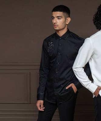 Ebony Black Ace Shirt 1