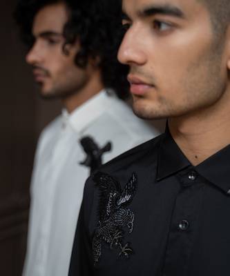 Ebony Black Ace Shirt 2