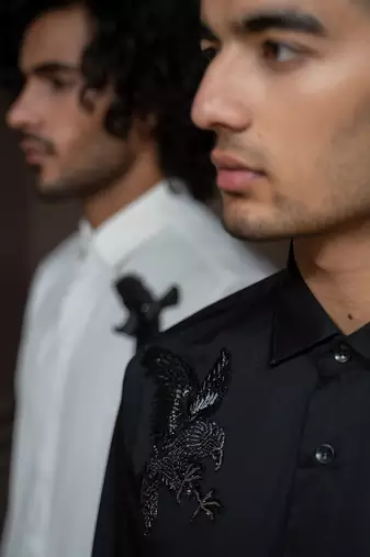 Ebony Black Ace Shirt