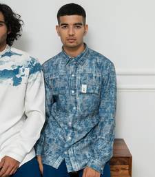 Reverie Blue Distressed Shirt