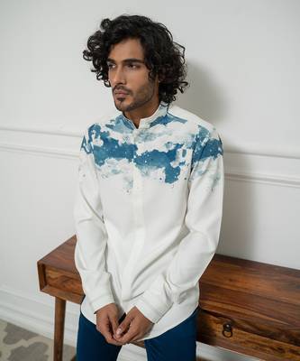 Reverie Blue Smog Shirt 3