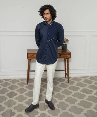 Sundown Blue Streak Shirt 1
