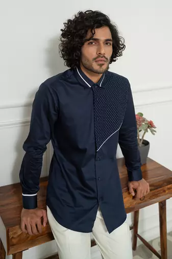 Sundown Blue Streak Shirt