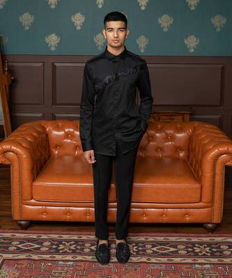 Ebony Black Streak Shirt 1