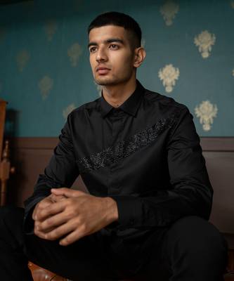 Ebony Black Streak Shirt 3