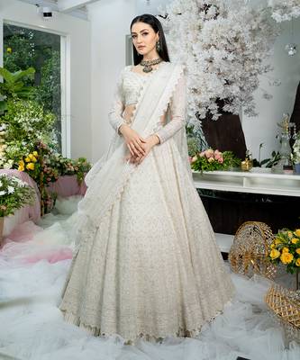 Chanterelle Beige Lehenga Set 1